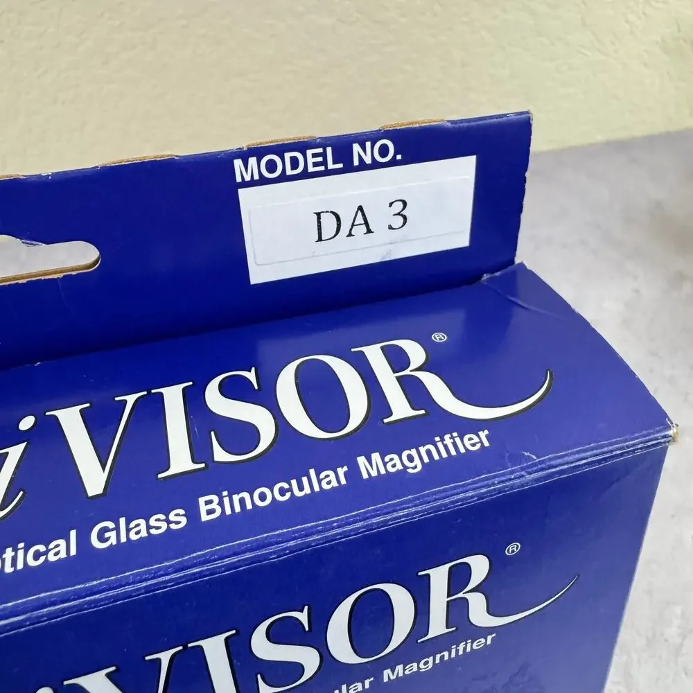 Vintage Donegan OptiVISOR DA-3 Headband Magnifier New Open Box